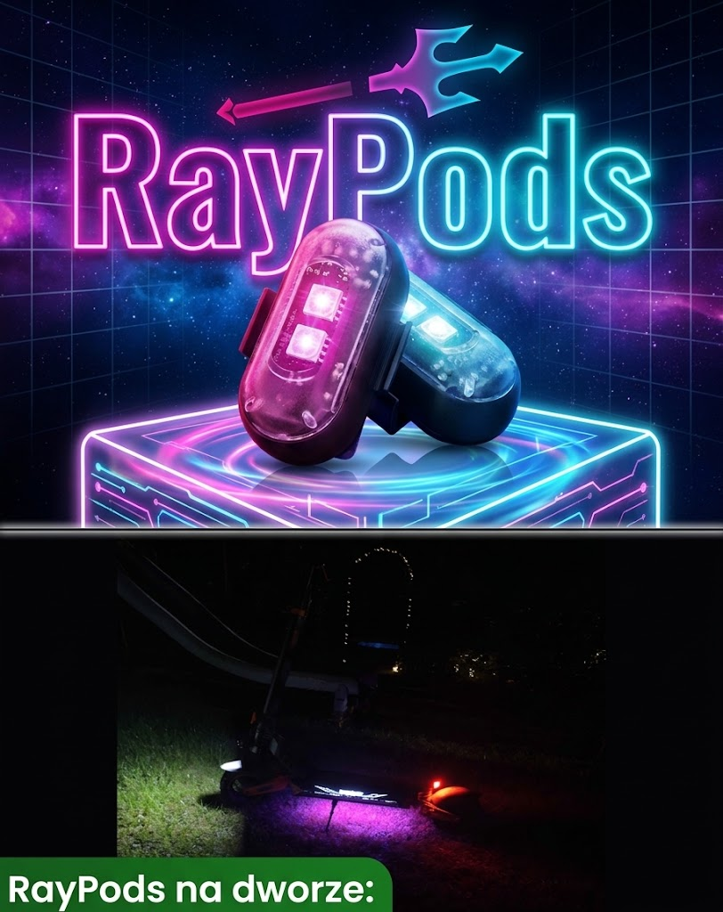 4x RayPods™ - Ledy pod Hulajnoge - obrazek 2